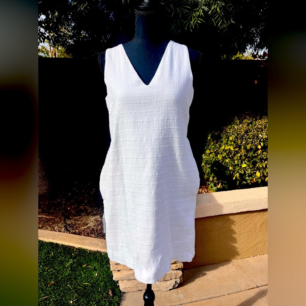 Ann Taylor loft white dress 2